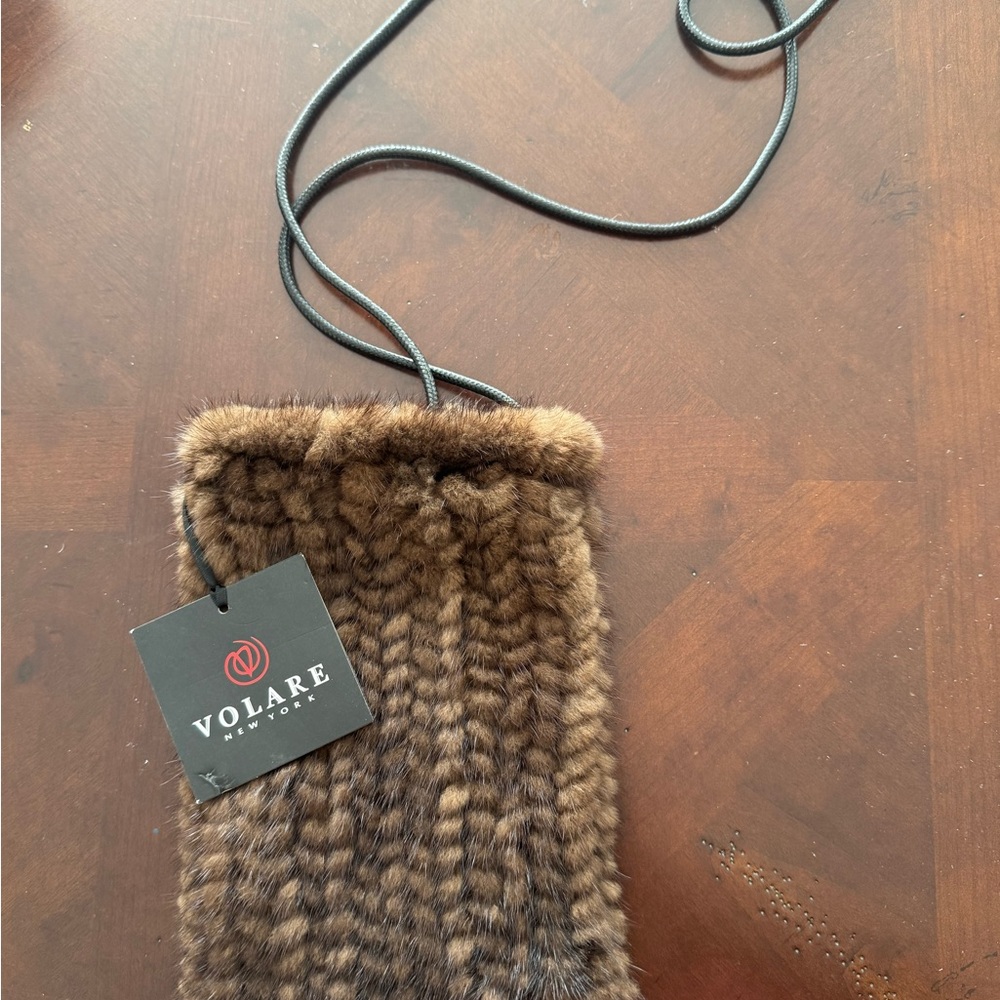 Brown Fur Clutch